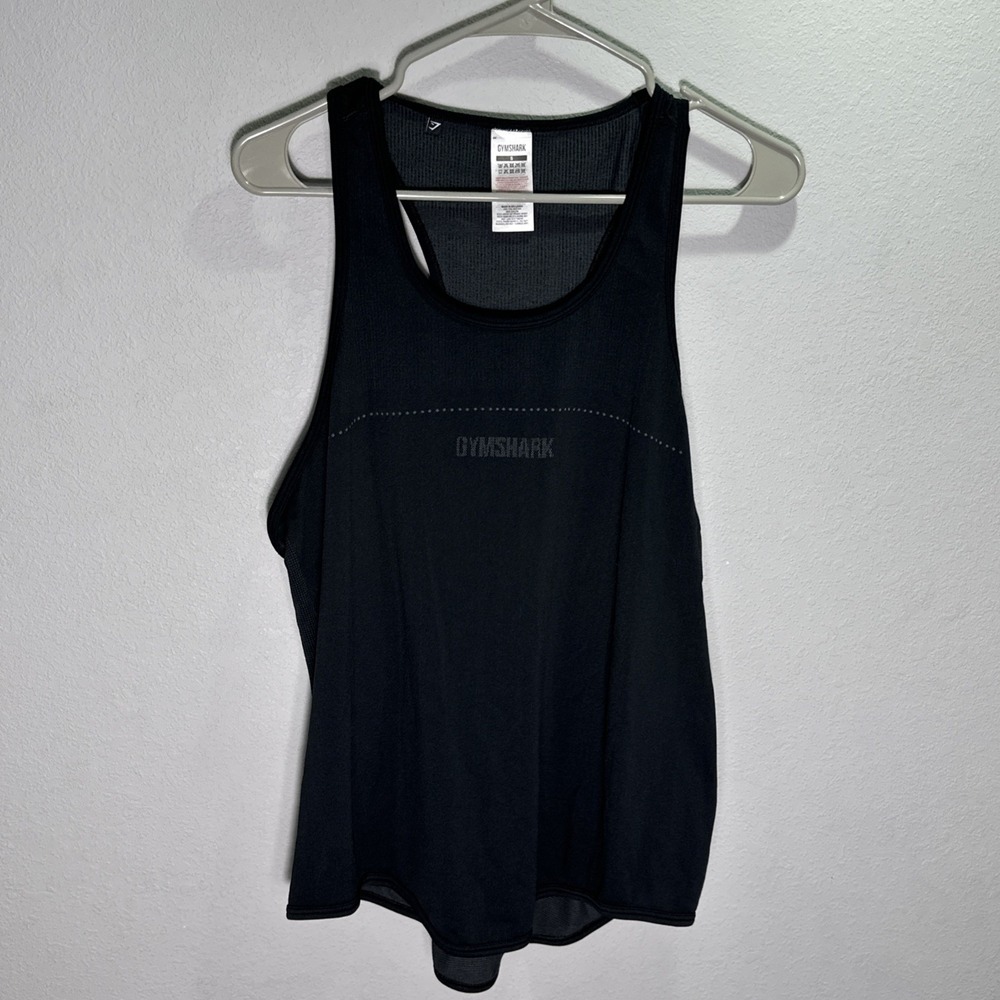 Gymshark Seamless Tank Top Womens Size S Small Athletic black